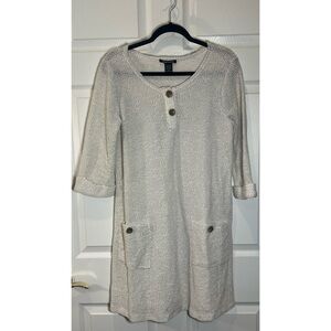 Chico's Beige Knit Dress with Pockets​​​